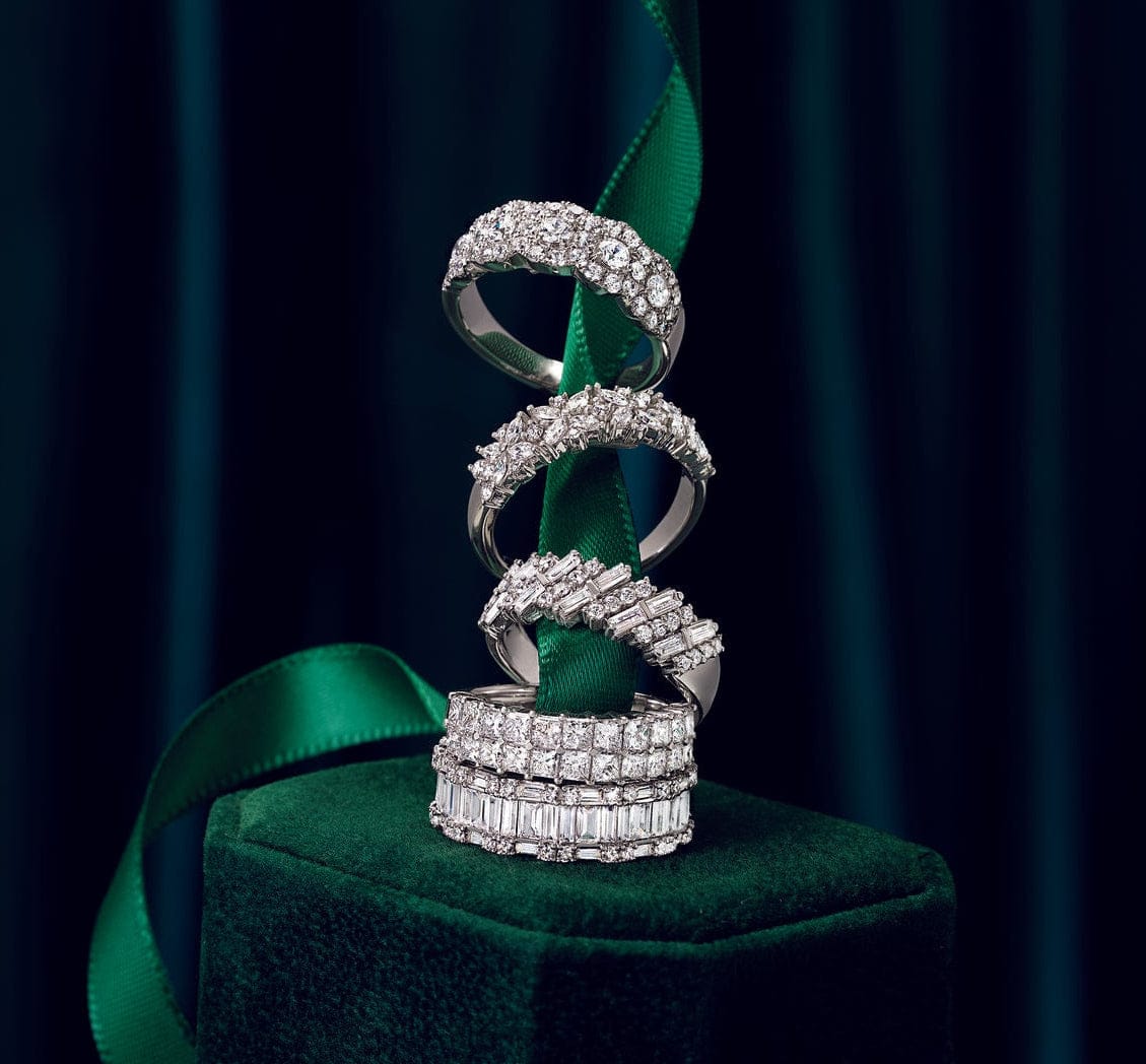 5 diamond eternity bands