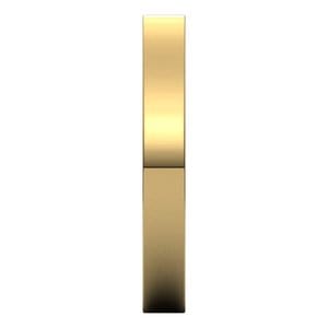 Rings 14K Yellow 3 mm Comfort-Fit Flat Band Size 7
