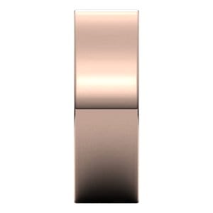Rings 14K Rose 7 mm Comfort-Fit Flat Band Size 8