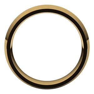 Rings 18K Yellow 6 mm Comfort-Fit Knife Band Size 10