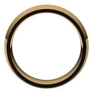 Rings 14K Yellow 7 mm Knife Edge Comfort Fit Band Size 9.5