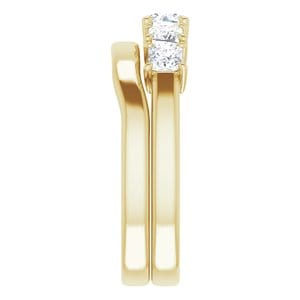 Rings 14K Yellow 4.1 mm Round Engagement Ring Mounting