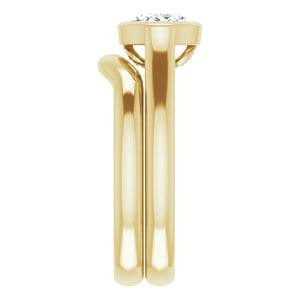 Rings 14K Yellow 8x6 mm Oval Engagement Ring Mounting