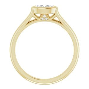 Rings 14K Yellow 6x4 mm Oval Engagement Ring Mounting