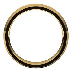 Rings 18K Yellow 5 mm Knife Edge Comfort Fit Band Size 9