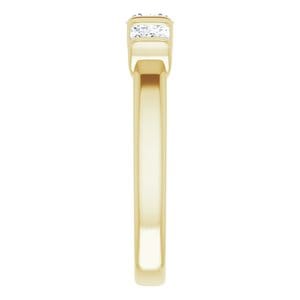 Rings 14K Yellow 4.8 mm Round Engagement Ring Mounting