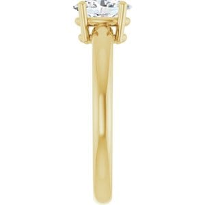 Rings 14K Yellow 7x5 mm Oval Engagement Ring Mounting