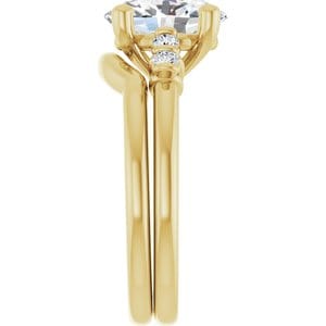 Rings 14K Yellow 10x8 mm Oval Engagement Ring Mounting