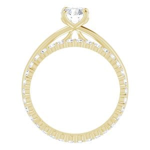 Rings 14K Yellow 5.8 mm Round Solitaire Engagement Ring Mounting