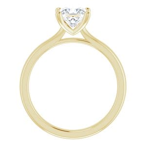 Rings 14K Yellow 5.8 mm Round Solitaire Engagement Ring Mounting