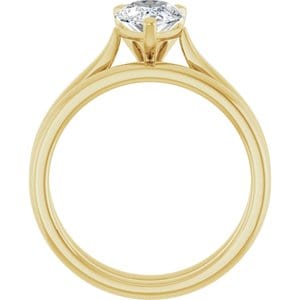 Rings 14K Yellow 9x6 mm Pear Engagement Ring Mounting