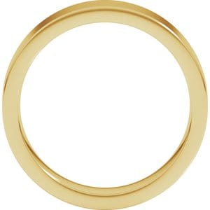 Rings 18K Yellow 5 mm Comfort-Fit Flat Band Size 11.5