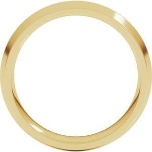 Rings 18K Yellow 6 mm Comfort-Fit Knife Band Size 10