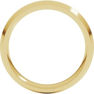Rings 18K Yellow 5 mm Knife Edge Comfort Fit Band Size 9