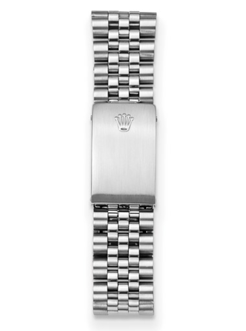 Rolex 36 mm Jubilee Datejust with Silver Diamond Dial & 18k Fluted Bezel