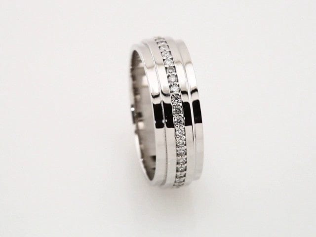 Rings 14K White 1/3 CTW Natural Diamond Eternity Band Size 7