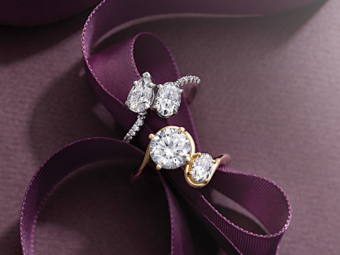 two stone engagement rings