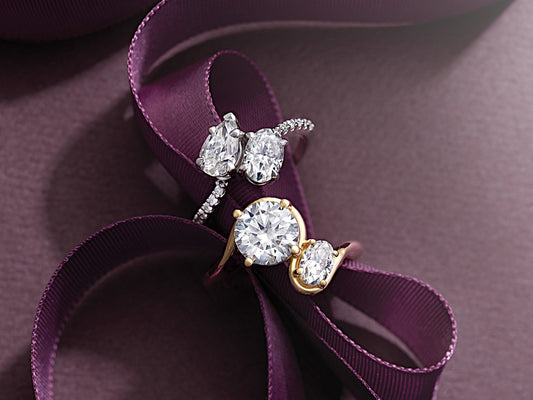 two stone engagement rings