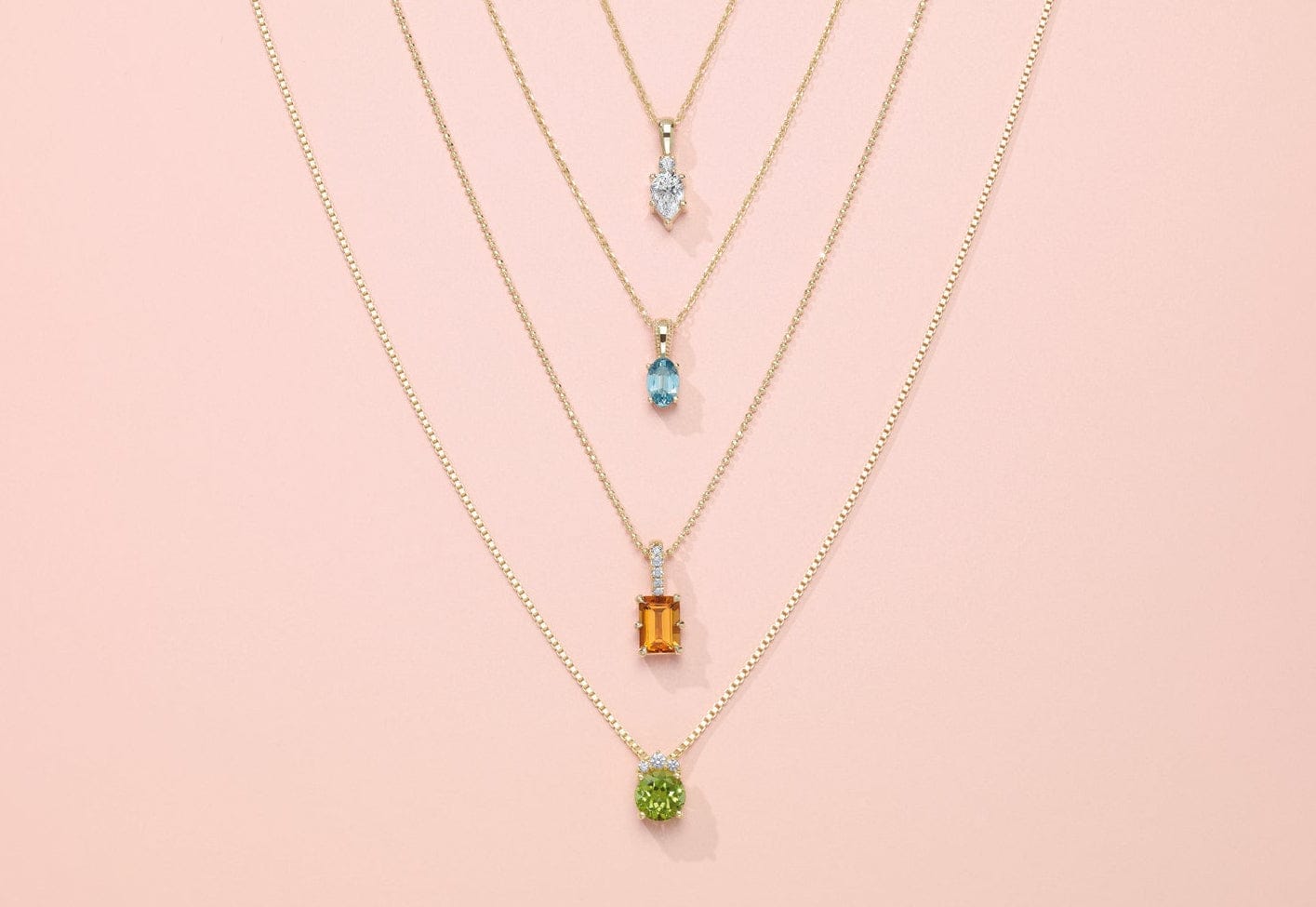 gemstone necklaces