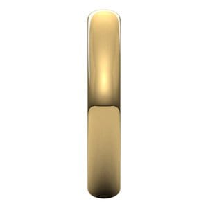 Rings 14K Yellow 3.5 mm Half Round Band Size 4.5