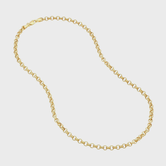 Christopher Fine Diamonds 14K ROSE GOLD LT ROLO CHAIN 18" 1.2