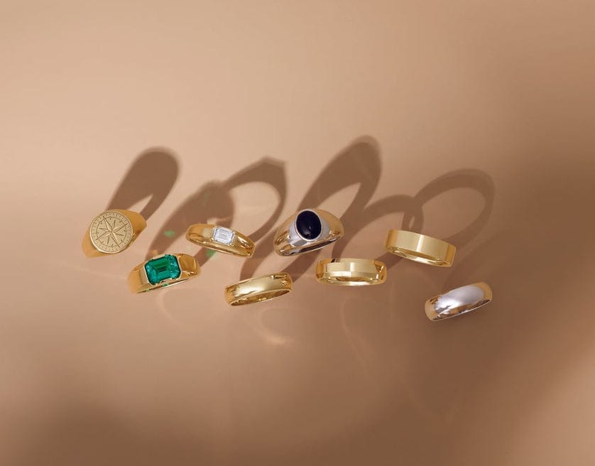 various styles of mens wedding bands