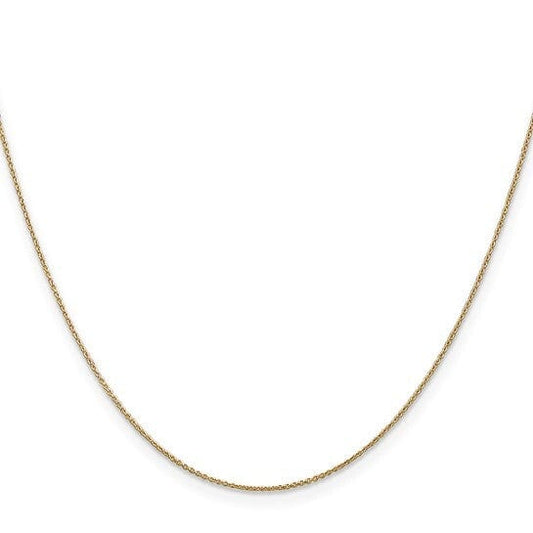 14K YELLOW GOLD ROLLO STYLE CHAIN 16" 1.1 GRAM