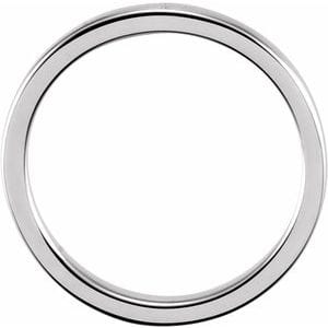 Rings Platinum 1.65 mm Ladies Stackable Band Size 6.5