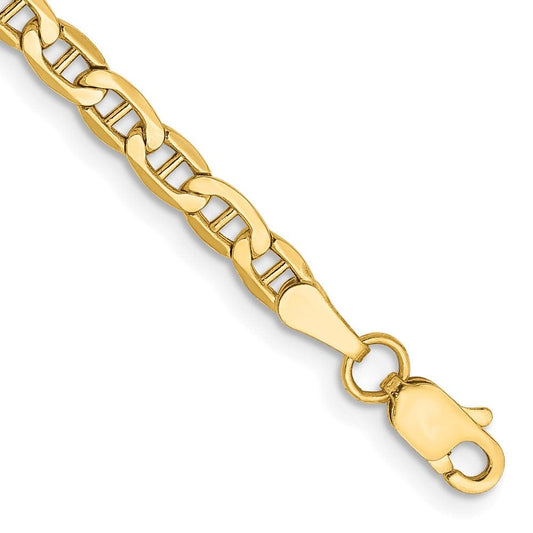 8 / 3.2 14K Yellow Gold 3.20mm Anchor Chain