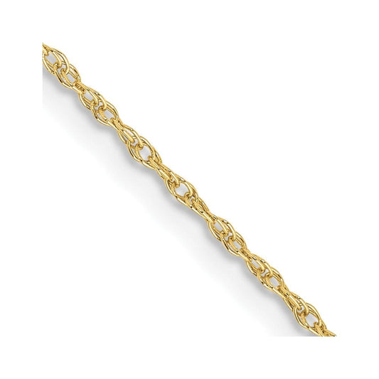 24 / 0.8 10k .8mm Lite-Baby Rope Chain