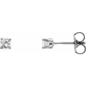 Earrings Sterling Silver Imitation Diamond Youth Earrings
