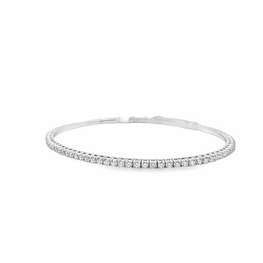 14KW 1.65CTW NAT RBC DIAMOND ACC FLEX STYLE BRACELET