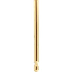 Earring Components 18K Yellow .03"x.437" Standard Friction Earring Post