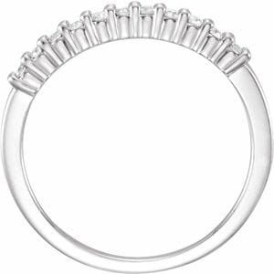Rings Platinum 1/5 CTW Natural Diamond Anniversary Band