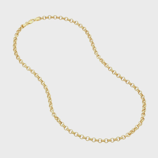 14K ROSE GOLD 18"ROLO LT 1.2G