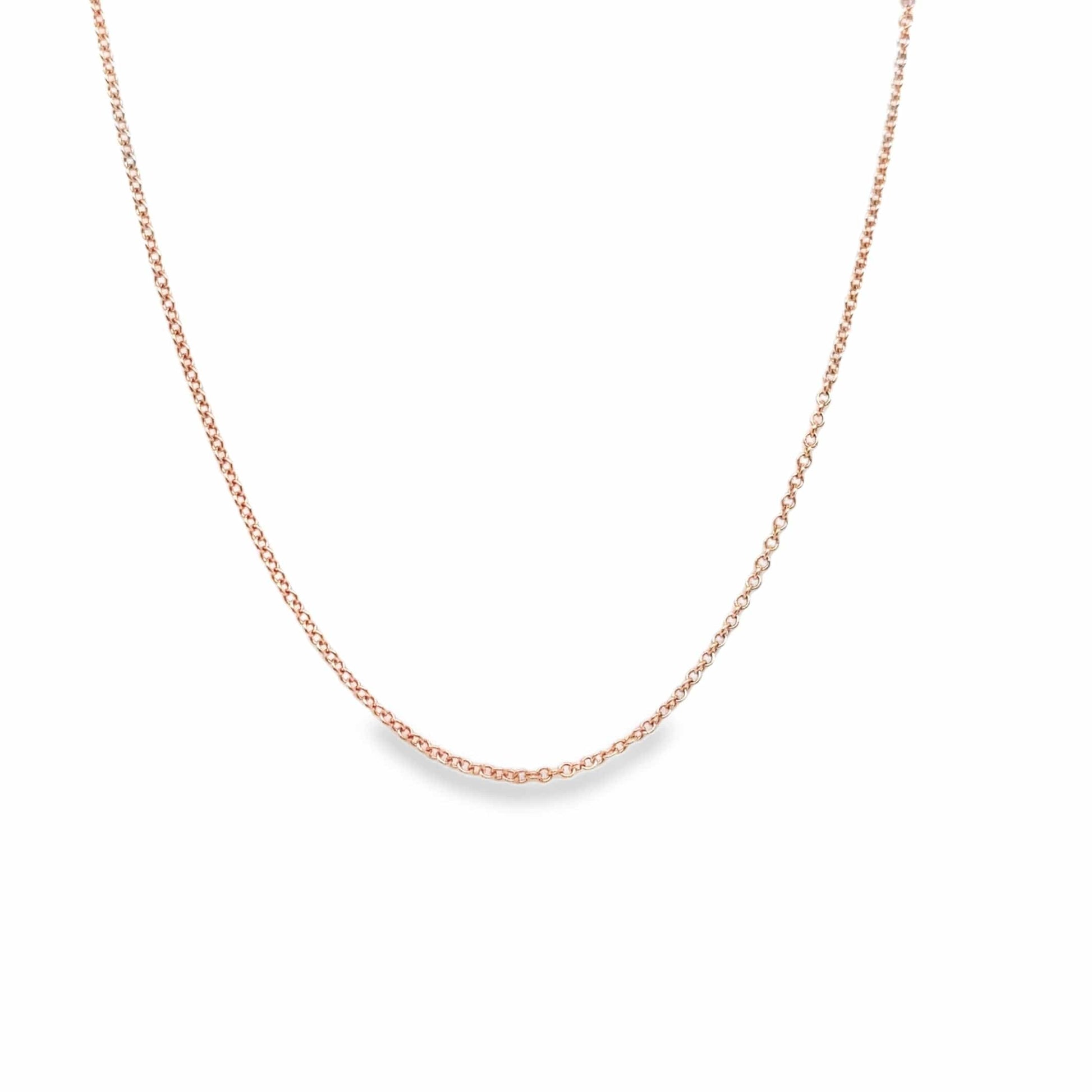 14K ROSE GOLD 18"ROLO LT 1.2G