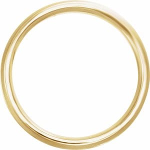 Rings 14K White/Yellow 7 mm Stepped Beveled-Edge Comfort-Fit Half Round Band Size 8.5