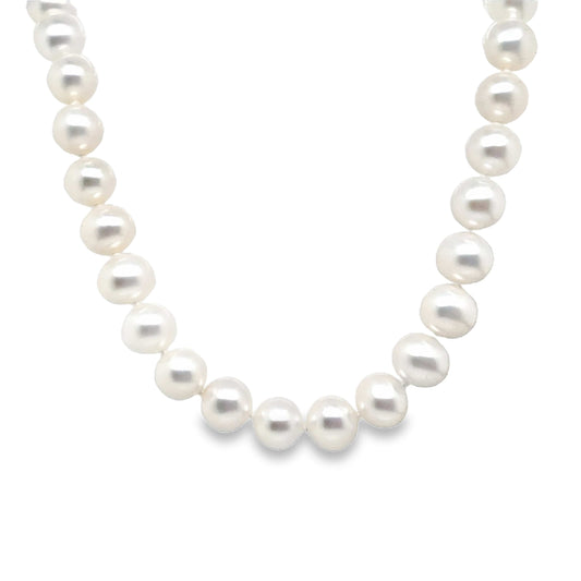 CULTURED FRESHWATER PEARL STRAND 18" STERLING SILVER CLASP