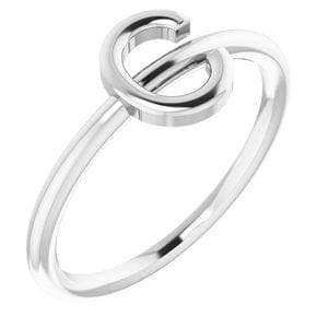 PLATINUM INITIAL C RING