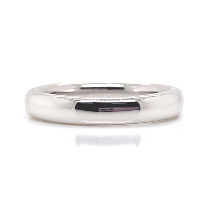 18KW .91CTW NAT RBC CUT DIAMOND F/VS FRENCH-SET BAND