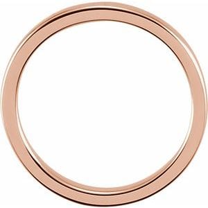 Rings 14K Rose 1.65 mm Ladies Stackable Band Size 5