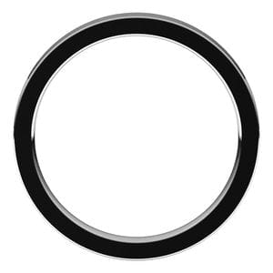 Rings Sterling Silver 2.5 mm Comfort-Fit Flat Band Size 7