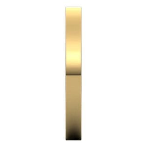 Rings 18K Yellow 2.5 mm Comfort-Fit Flat Band Size 5.5