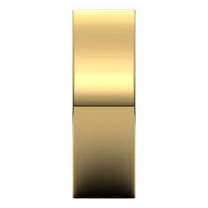 14K Yellow 7 mm Comfort-Fit Flat Band Size 8 - Christopher Fine Diamonds