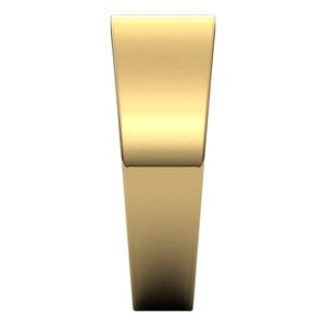 Rings 18K Yellow 7 mm Tapered Flat Band Size 9.5