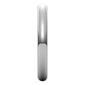 Rings Sterling Silver 2.5 mm Half Round Band Size 6.5