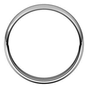 Rings Sterling Silver 5 mm Lightweight Half Round Band Size 7.5