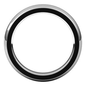 Rings Sterling Silver 4 mm Heavyweight Comfort-Fit Half Round Band Size 11