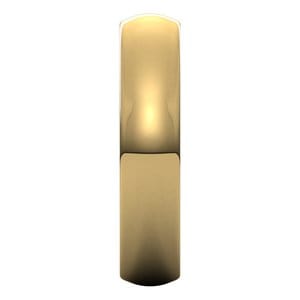 Rings 18K Yellow 5 mm Heavyweight Comfort-Fit Half Round Band Size 7.5