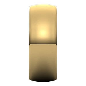 Rings 18K Yellow 8 mm Heavyweight Comfort-Fit Half Round Band Size 12